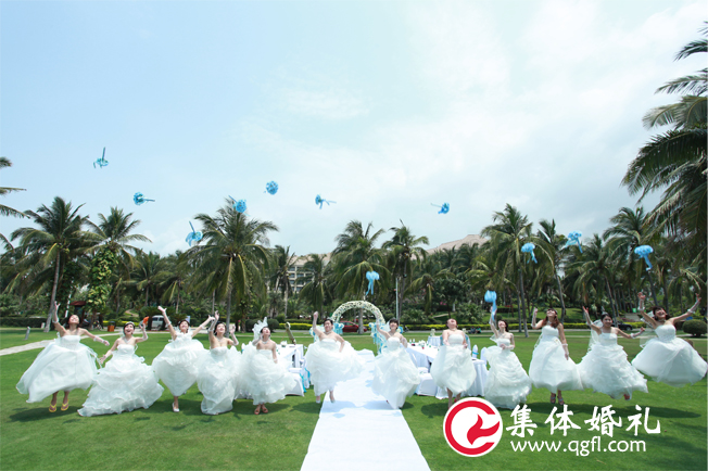 三亚集体婚礼：第78届“浪漫天涯”集体婚礼起航