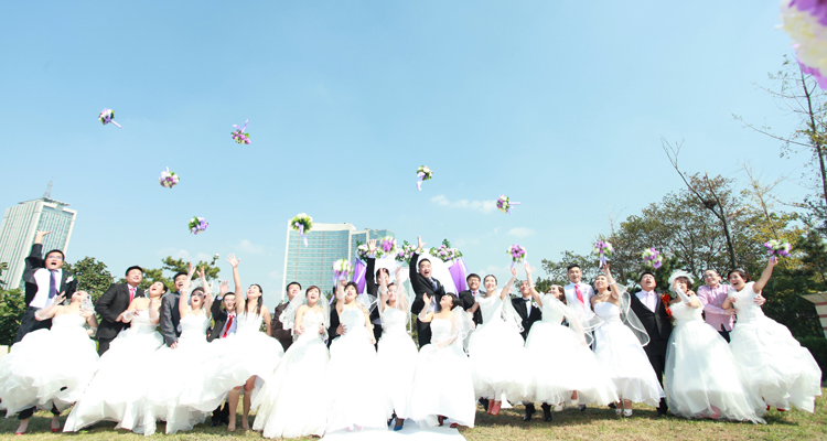 青岛集体婚礼：2021年10月4日第六十三届青岛“海之恋”集体婚礼