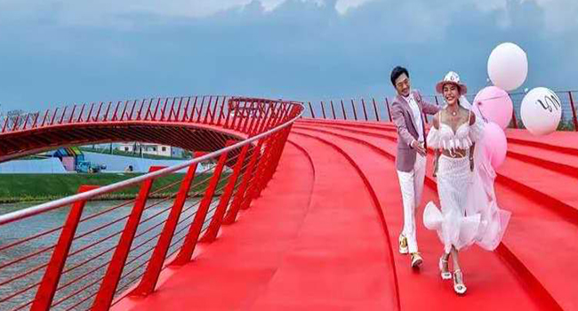 江苏集体婚礼：2023年10月3日中国大丰荷兰花海浪漫风情集体婚礼